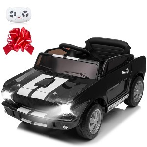 Licensed Shelby GT350 12V Toddler Ride on Toys Cars, Kids Electric Vehicle w/Remote Control, Soft Start, Rear Suspension, Bluetooth, 3 Point Safe Belt - 1 of 4