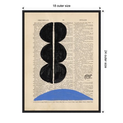 Amanti Art Modern Definition II by Renee W. Stramel Canvas Wall Art Print Framed 18 x 24-in.