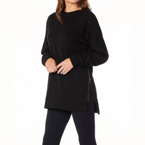 Women's Zip Side Tunic Top - bobi - 1 of 4
