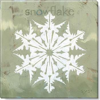 Sullivans Darren Gygi Winged Snowflake Canvas, Museum Quality Giclee Print, Gallery Wrapped, Handcrafted in USA
