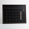 U Brands 16"x20" Wood Frame Chalkboard Calendar - image 3 of 4