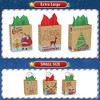 Presence 56 PCS Christmas Colorful Cartoon Kraft paper bag - 4 of 4