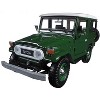 Toyota FJ40 Dark Green with White Top 1/24 Diecast Model Car by Motormax - 2 of 3