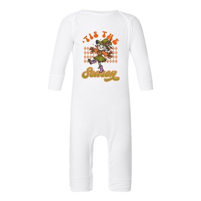 The Juniper Shop Tis The Season Scarecrow Baby Romper