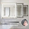 Maxax Atherton Modern Frameless Anti-Fog LED Lighted Dimmable Wall Mounted Bathroom Vanity Mirror - 3 of 4