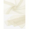 INSPIRE CHIC Women's Solid/Gradient Chiffon Square Soft Sheer Neck Scarves Neckerchief - 4 of 4