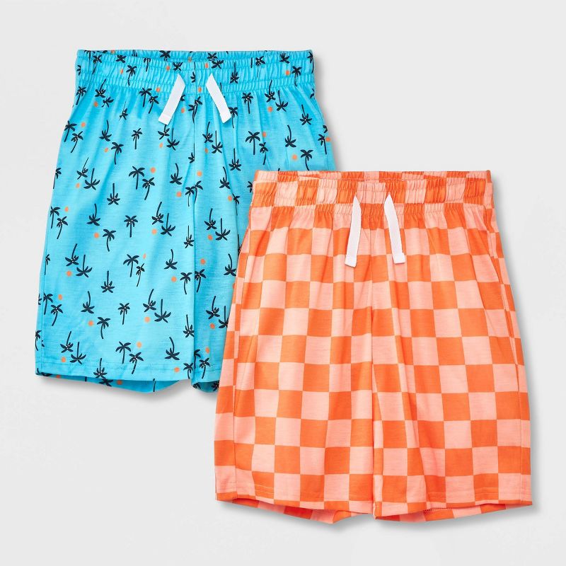 Boys' 2pk Pajama Shorts - Cat &#38; Jack&#8482, 1 of 5