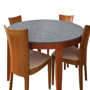 Collections Etc Beautiful Elasticized Edge Stretch Fit Vinyl Table Cover - 1 of 4