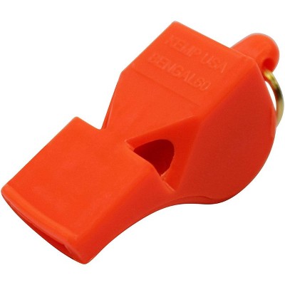 kemp Bengal Whistles for Adults Pea-Less Design Whistle for Coaches Orange