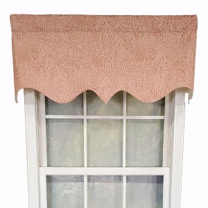 RLF Home Luxurious Modern Design Classic Miramar Regal Style Window Valance 50" x 17" - 1 of 4