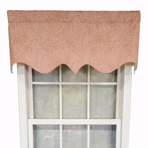 RLF Home Luxurious Modern Design Classic Miramar Regal Style Window Valance 50" x 17" - image 1 of 4