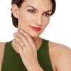 Ross-Simons 0.40 Carat Emerald and .22 ct. t.w. Diamond Halo Ring in 14kt Yellow Gold Size 7 - 2 of 4