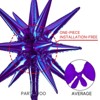PartyWoo Balloon Arch Kit Metallic Purple Starburst Spike 22 Inch 18 12 10 5 Inch 110 pcs - 4 of 4