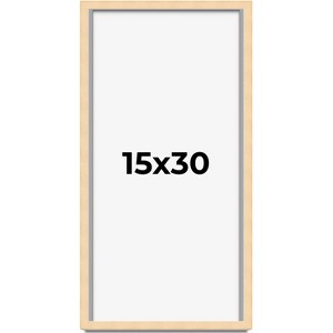 PosterPalooza | Panoramic Classic Modern Yellow Frame - UV Acrylic, Foam Board Backing, Hanging Hardware - 1 of 4