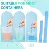 JDICTION 8-PCS Reusable Silicone Stir Sticks, Epoxy Resin Paint Wax Mixing Tools For Glitter Tumblers DIY Crafts In 4 Colors - 4 of 4