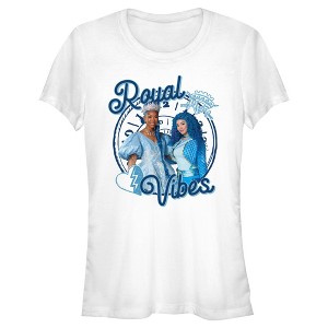 Junior's The Descendants Cinderella and Chloe Royal Vibes T-Shirt - 1 of 4