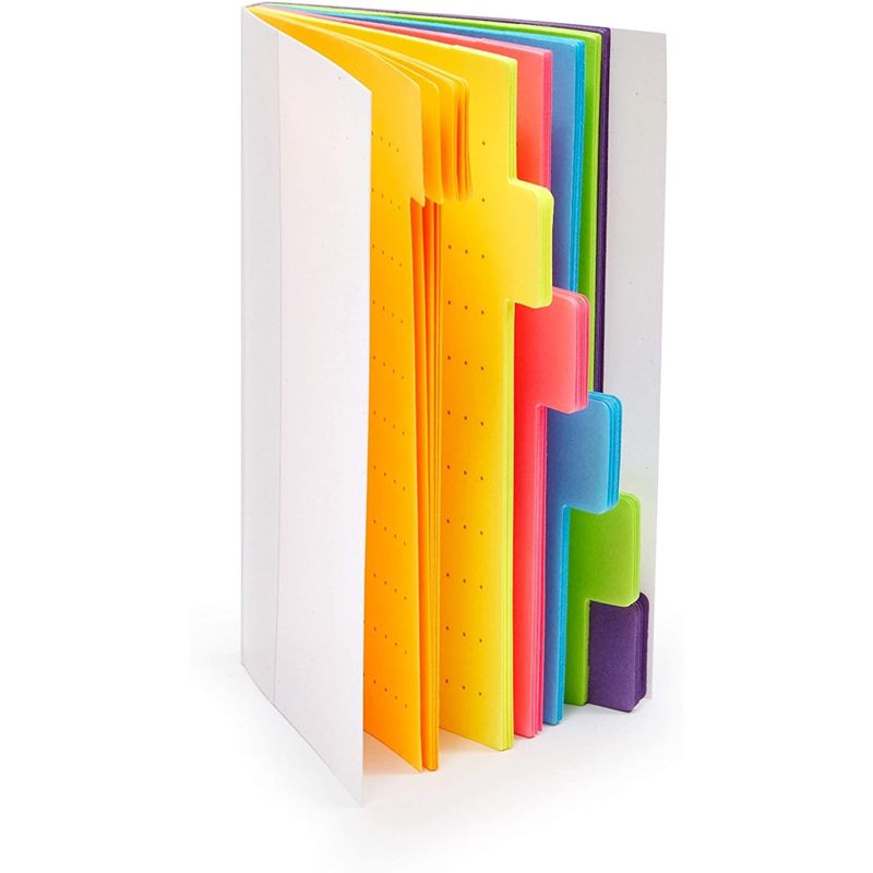 Sustainable Greetings 6-Pack 60 Sheets Sticky Notepad Note Tabs with Lined Paper & 6 Index Tabs, 3 x 5 in, 4 of 7