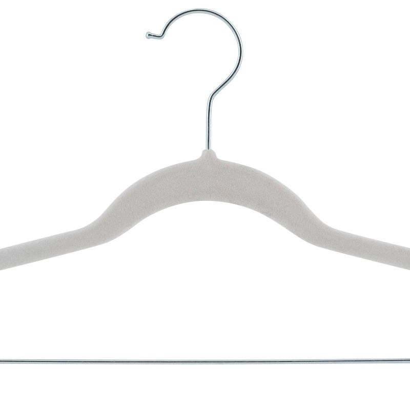 Laura Ashley 12pk Velvet Suit Hangers with Clips, 2 of 5