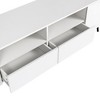 16 Colors LED TV Stand With Remote Control Cable Management Media TV Console Entertainment Center - 4 of 4