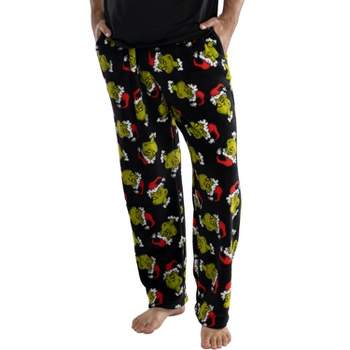 Sesame Street Men's Santa Elmo Christmas Holiday Lounge Pajama Pants :  Target