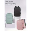 Gulches Beige Unisex Travel Backpack: Large Capacity Laptop Bag with Wet/Dry Separation & Shoe Compartment - 3 of 4