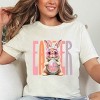 Easter Bunny Disco Ball - Women's Short Sleeve Graphic T-Shirt - 3 of 4