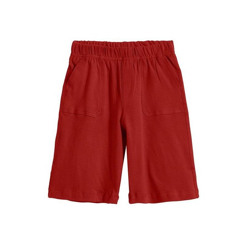 City Threads USA-Made Boys Cotton UPF 50+ Soft 3-Pocket Jersey Shorts, 1 of 6