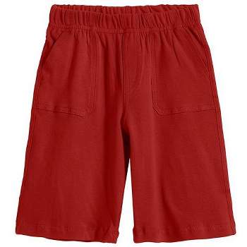 City Threads USA-Made Boys Cotton UPF 50+ Soft 3-Pocket Jersey Shorts