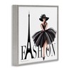 Stupell Industries Parisian Fashion Illustration, 12" x 12" - 3 of 4
