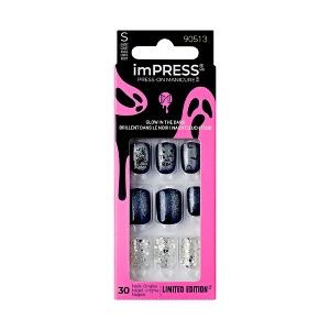 KISS Products imPRESS Fake Nails - Eerie-sistible - 33ct - 1 of 4