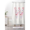 Deny Designs April Lane Art Fancy Bow Monogram Memory Foam Bath Mat - 4 of 4
