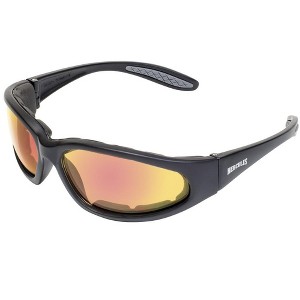 Global Vision Eyewear Hercules Plus 24 Photochromic Safety Motorcycle Glasses with Red Mirror Lenses - 1 of 4