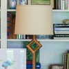 Vynxaria Beige Slant Drum Lampshades, 12" Top Diameter - 3 of 4