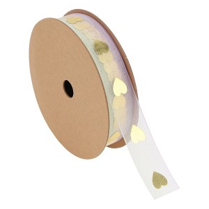 Unique Bargains 0.63"x29.53' Reusable Gift Ribbon - 1 of 4