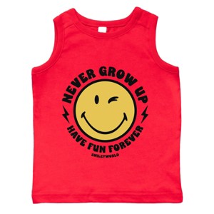 The Juniper Shop SmileyWorld Never Grow Up Toddler Tank - 1 of 4