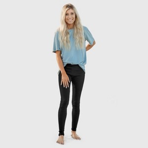 City Threads Women's Soft 100% Cotton Leggings, USA-Made Comfortable Everyday Wear (Regular Fit) - 1 of 4