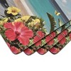 Pimpernel In The Sunshine Placemats, Set of 4 (15.7” x 11.7”), Cork Backing, Easy to Clean, Ideal for Dining Tables, Stylish & Functional Placemats - 3 of 4