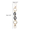 Unique Bargains Trendy Handbag Strap Black White 1 Pc - 2 of 4