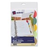 Avery Insertable Style Edge Tab Plastic Dividers 5-Tab 8 1/2 x 5 1/2 11118 - 3 of 4