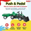 DOLU Pedal Tractor with Full Ranchero Trailer, Kids Ride On Toy w/ Front Loader - 2 of 4