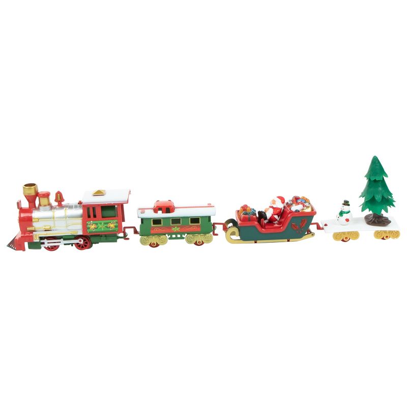 Northlight 31pc Battery Operated Lighted and Animated Christmas Tree Train Set with Sound, 4 of 5