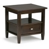 Vynxaria End Table - Tobacco Brown, 18.1" D x 20" W x 19.5" H - 2 of 4
