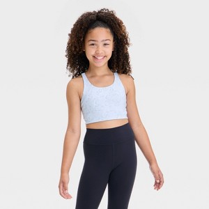 Girls' Racerback Sports Bra - All In Motion™ - 1 of 3