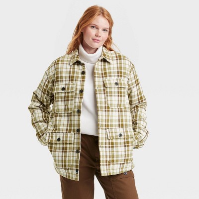 Houston White Adult Plaid Shacket - Green : Target