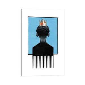 Little Prince Afropick by Manasseh Johnson Unframed Wall Canvas - iCanvas - 1 of 3