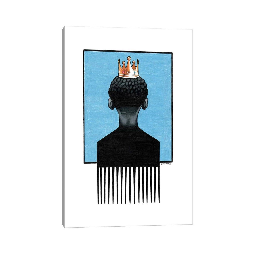 Photos - Wallpaper 18" x 12" x 1.5" Little Prince Afropick by Manasseh Johnson Unframed Wall