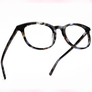 grinderPUNCH Blue Light Blocking Glasses for Women Men  Computer Gaming Glasses for Women Men  Anti Eyestrain Glasses (Tide Pool Tortoise, Round) - 1 of 4