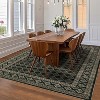 Acekool Machine Washable Area Rug, Geometric Low Pile Non Slip Soft Carpet for Living Room, Bedroom, Farmhouse - 2 of 4