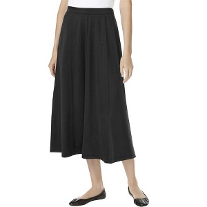 Woman Within Women's Plus Size Ponte Knit A-Line Skirt - 1 of 4