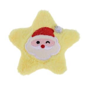 Unique Bargains Christmas Brooches Santa Claus Plush Red White 1 Pcs - 1 of 4